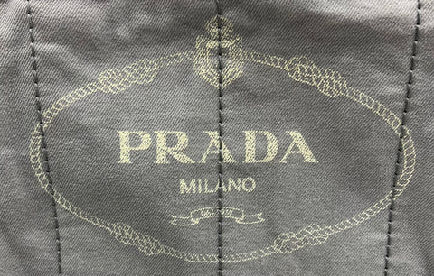 Prada Canvas Canapa Tote Bag
