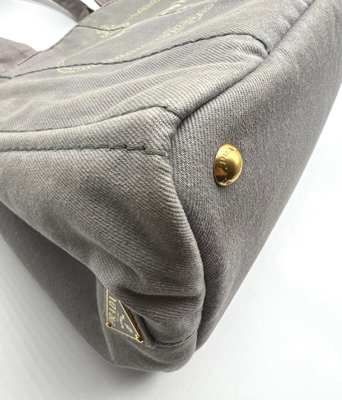 Prada Canvas Canapa Tote Bag