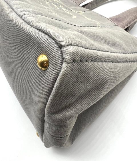 Prada Canvas Canapa Tote Bag
