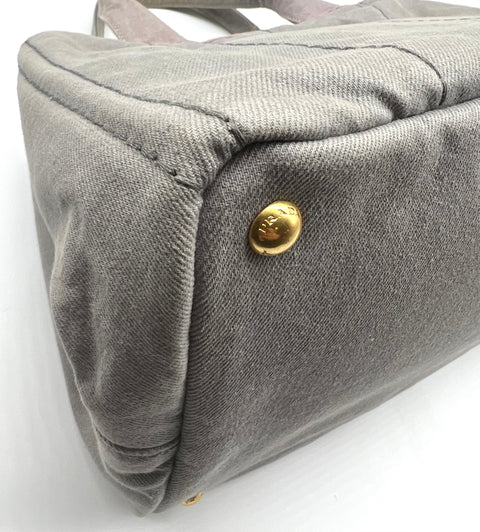 Prada Canvas Canapa Tote Bag