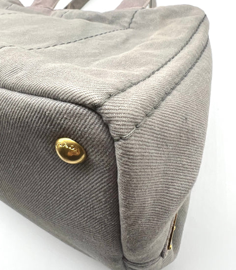 Prada Canvas Canapa Tote Bag