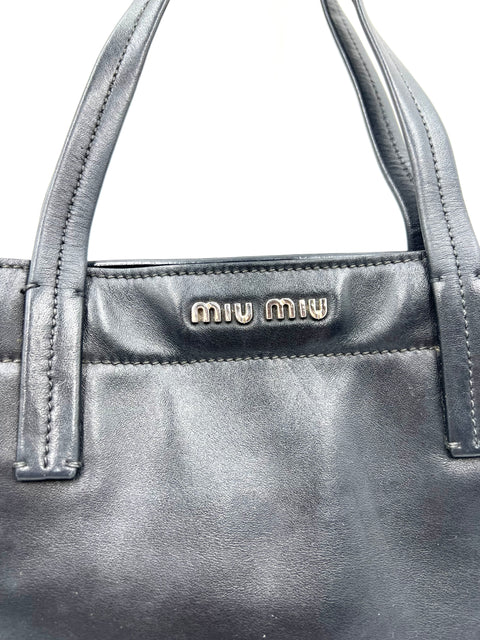 Miu Miu Leather Tote Bag