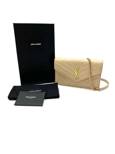 Saint Laurent Envelope Chain Wallet