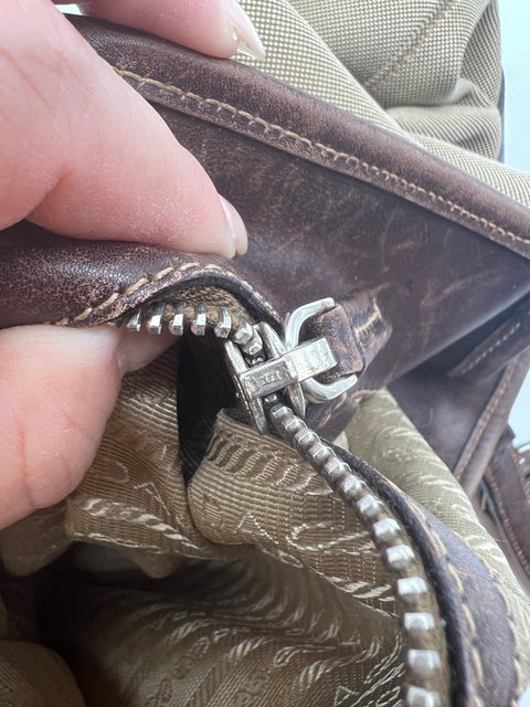 Prada Jacquard Tote Bag