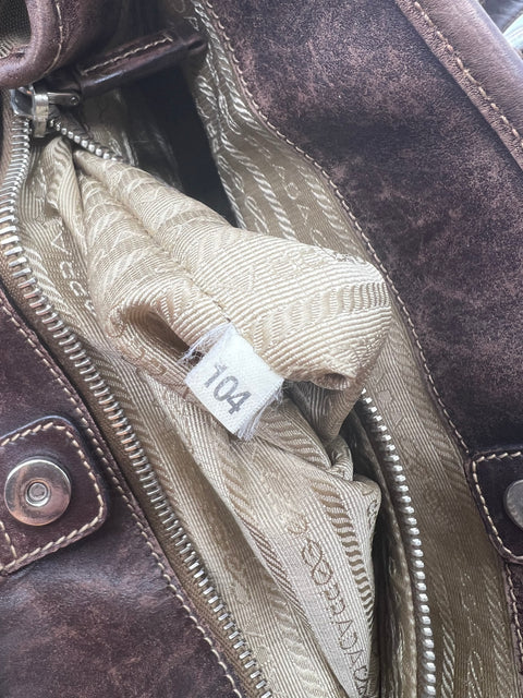 Prada Jacquard Tote Bag