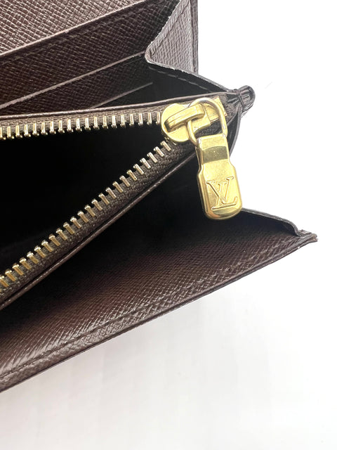 Louis Vuitton Sarah Wallet in Damier Ebene