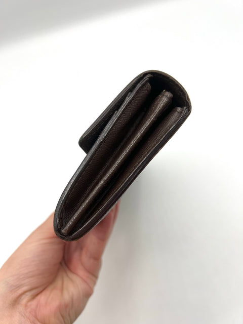 Louis Vuitton Sarah Wallet in Damier Ebene