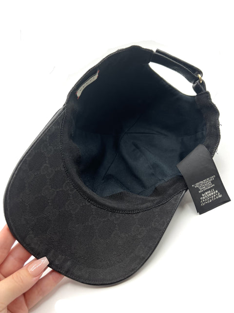 Gucci GG Canvas Baseball Hat with Web