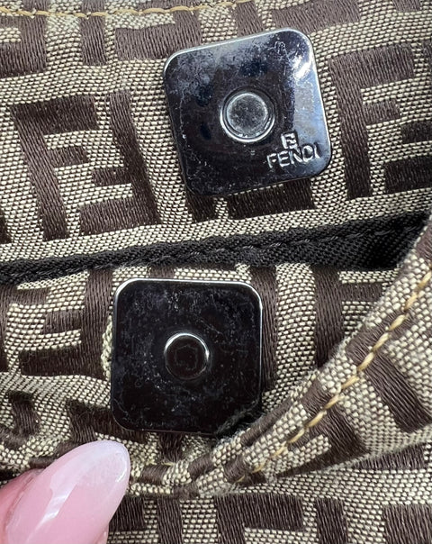 Fendi Zucchino One Shoulder Bag