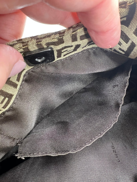 Fendi Zucchino One Shoulder Bag