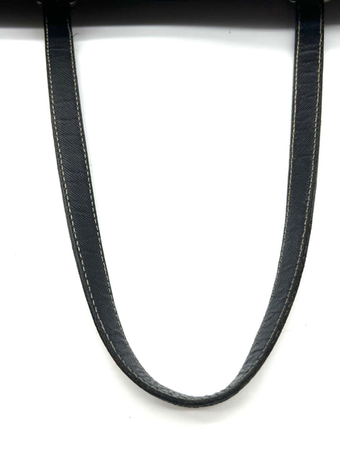 Prada Nylon and Leather Tote Bag