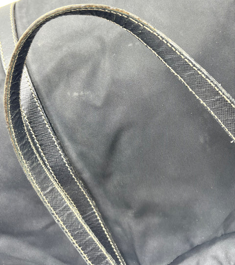 Prada Nylon and Leather Tote Bag