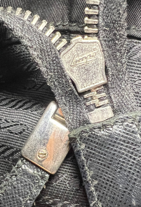 Prada Nylon and Leather Tote Bag