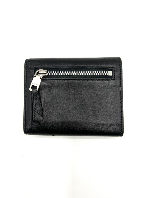 Givenchy Black Unisex Debossed 4g Wallet