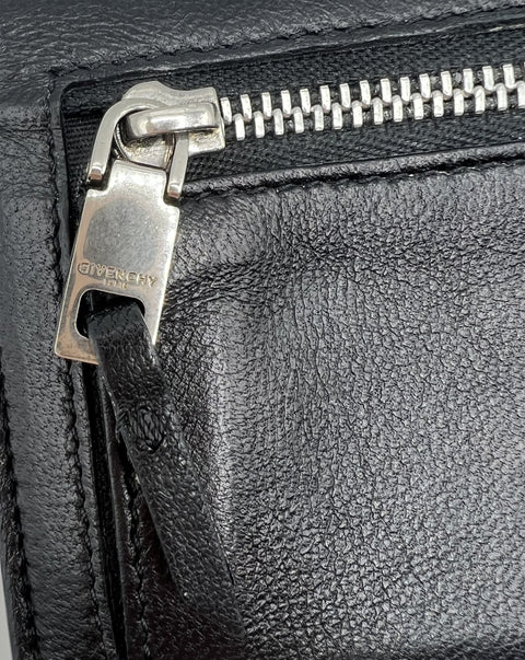 Givenchy Black Unisex Debossed 4g Wallet