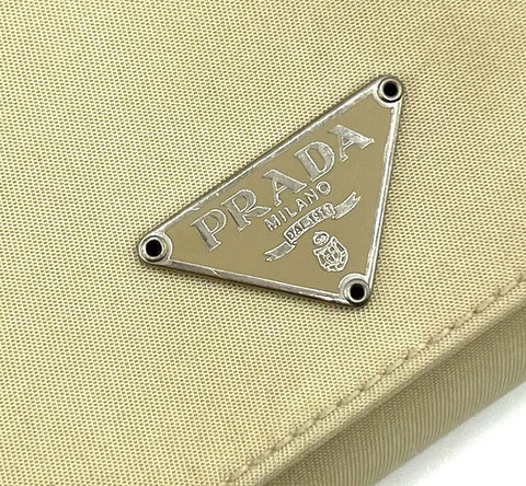 Prada Nylon and Leather Wallet