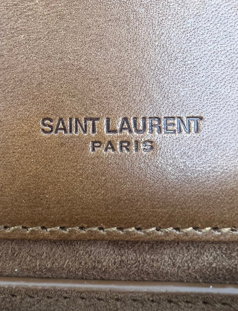 Saint Laurent Kate Shearling Shoulder Bag