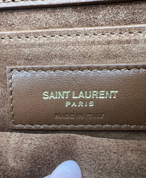 Saint Laurent Kate Shearling Shoulder Bag