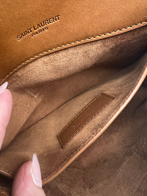 Saint Laurent Kate Shearling Shoulder Bag