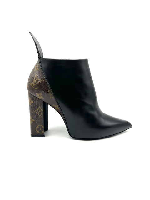 Louis Vuitton Calfskin Monogram Rodeo Queen Low Ankle Boots