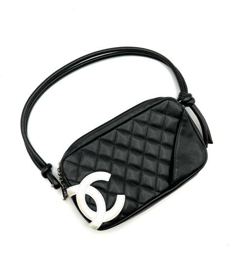 Chanel Black Ligne Cambon Pochette