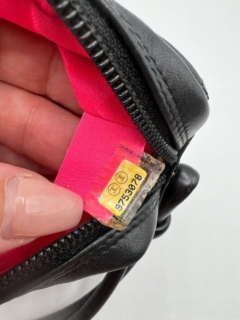 Chanel Black Ligne Cambon Pochette