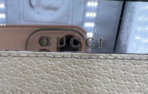 Gucci Flora Leather and Canvas Wallet on Chain