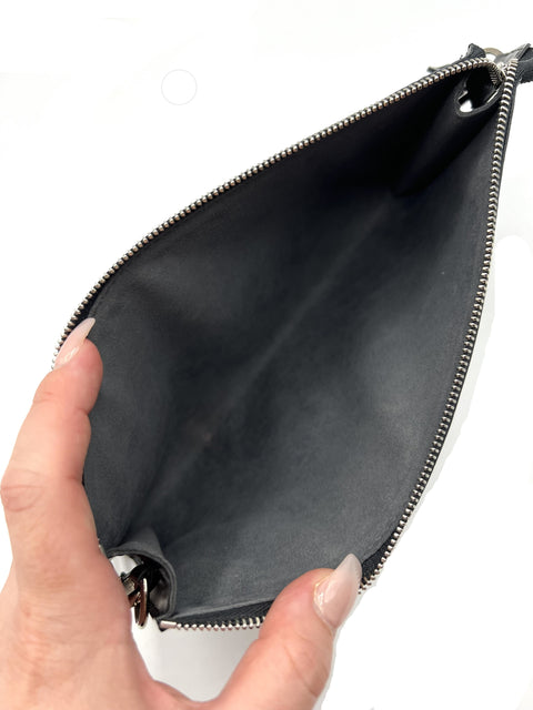 Louis Vuitton Black Noir Epi Leather Pochette Accessoires
