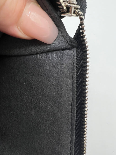 Louis Vuitton Black Noir Epi Leather Pochette Accessoires