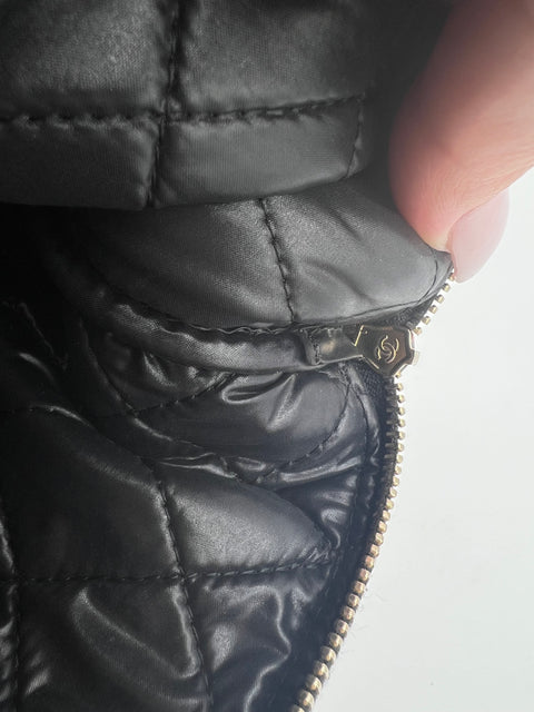 Chanel Black Lucky Charms CC Quilted O-Case Clutch