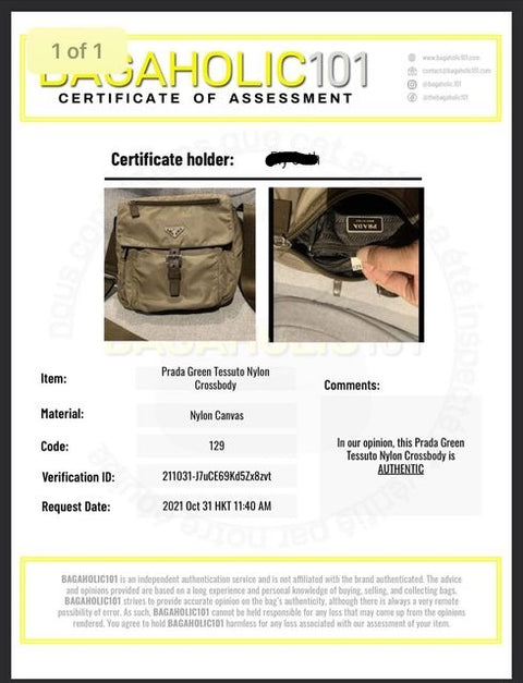 Prada Nylon and Leather Buckle Crossbody Bag