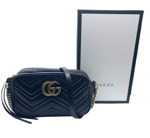 Gucci GG Marmont Small Matelassé Shoulder Bag