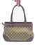 Gucci Mayfair Tote Bag in Beige/Purple GG Canvas