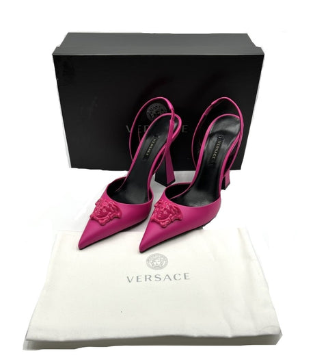 Versace La Medusa Slingback Pumps