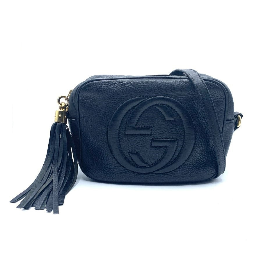 Gucci soho disco store bag navy blue