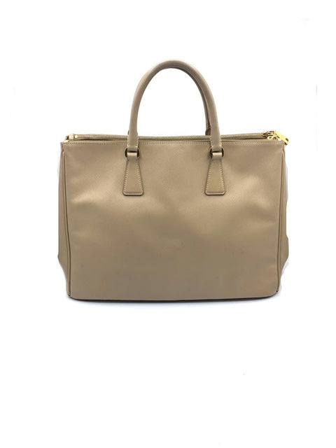 Prada Galleria Large Tote Bag in Beige