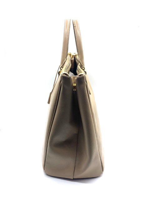 Prada Galleria Large Tote Bag in Beige