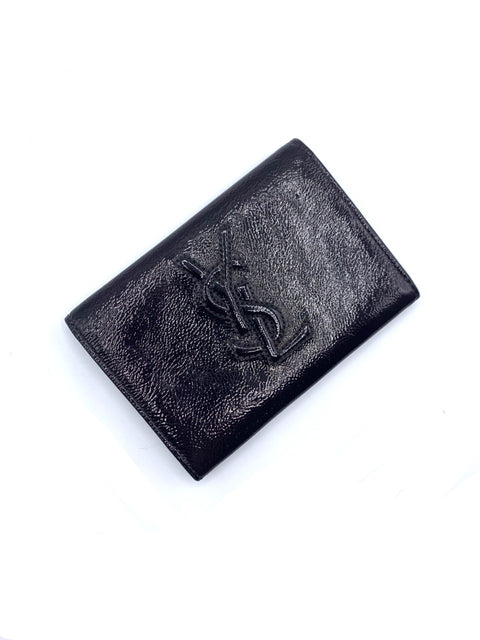 Saint Laurent Belle De Jour Patent Leather Small Wallet
