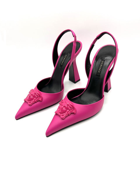 Versace La Medusa Slingback Pumps