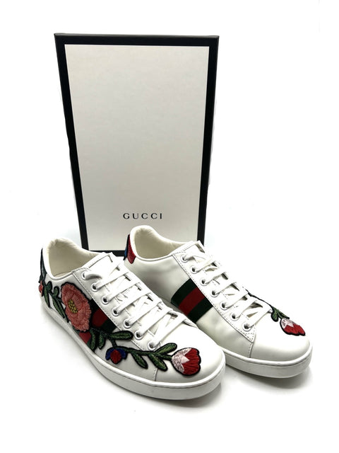 Gucci Ace Floral Sneakers