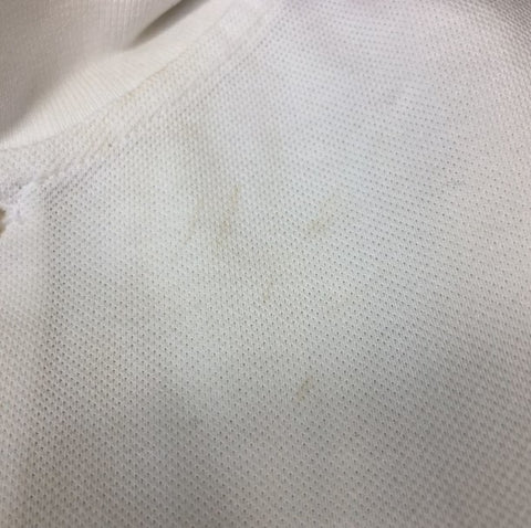 Prada Men's Pique White Polo Shirt