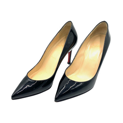 Christian Louboutin Pigalle 85 Patent-Leather Pumps