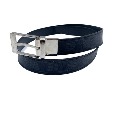 Louis Vuitton Belt in Damier Graphite Unisex