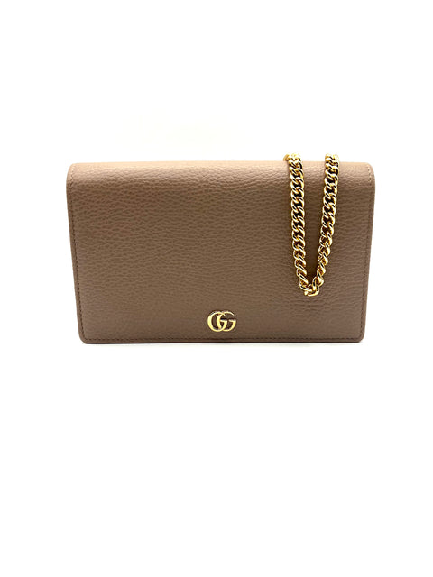 Gucci GG Marmont Leather Mini Chain Bag