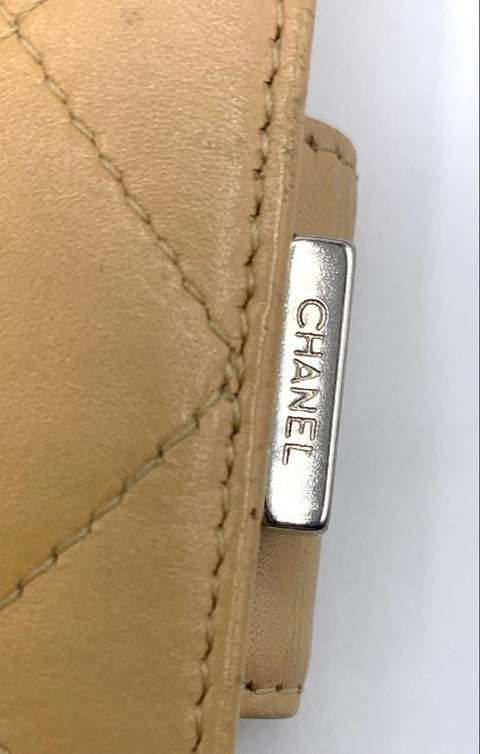 Chanel Cambon Beige and Black Wallet