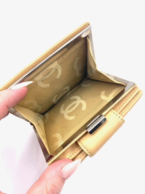 Chanel Cambon Beige and Black Wallet