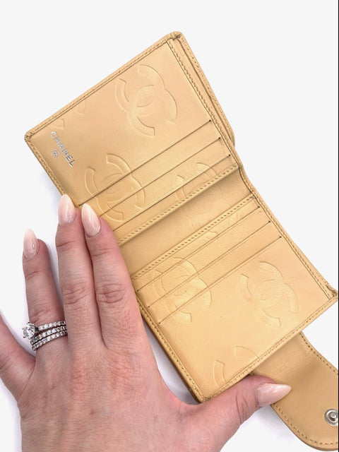 Chanel Cambon Beige and Black Wallet