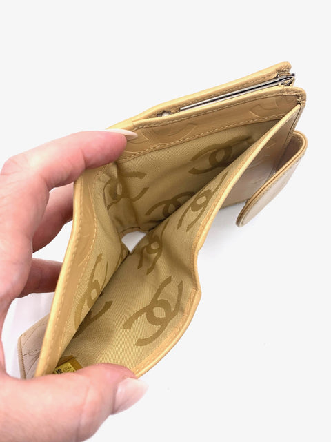 Chanel Cambon Beige and Black Wallet