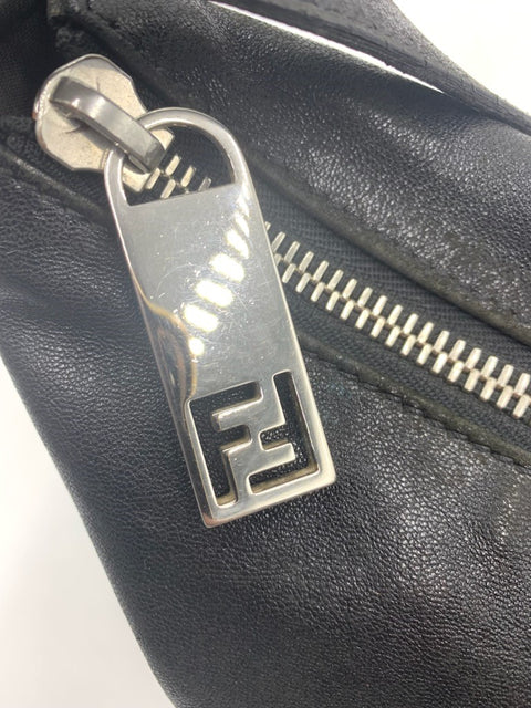 Fendi Black Zucca Shoulder Bag