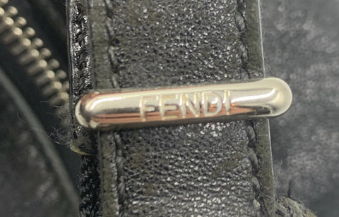 Fendi Black Zucca Shoulder Bag